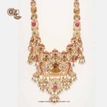 Luxury Uniques Ashta Lakshmi Glitter Stone Traditional Haram