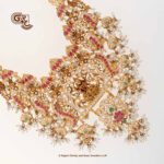 Luxury Uniques Ashta Lakshmi Glitter Stone Traditional Haram