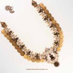 Antique Lakshmi Kasu Mala Gliter Stone Traditional Haram Antique Lakshmi Kasu Mala Gliter Stone Traditional Haram