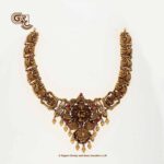 Antique Lakshmi Floral Peacock Traditional Necklace Antique Lakshmi Floral Peacock Traditional Necklace