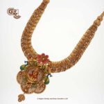 Antique Lakshmi Colour Enamol Traditional Haram Antique Lakshmi Colour Enamol Traditional Haram