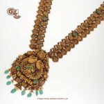 Antique Floral Green Beads V Traditional Haram Antique Floral Green Beads V Traditional Haram