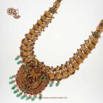 Antique Floral Green Beads Traditional Haram Antique Floral Green Beads Traditional Haram