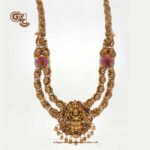 Antique Lakshmi Floral Gold Beads Traditional Haram