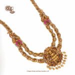 Antique Lakshmi Floral Gold Beads Traditional Haram