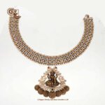 Antique Lakshmi Drops Traditional Necklace Antique Lakshmi Drops Traditional Necklace