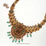 Antique Floral peacock Traditional Necklace Antique Floral peacock Traditional Necklace