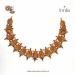 Peacock Floral Gold Plated Necklace Peacock Floral Gold Plated Necklace