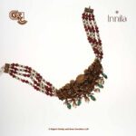 Antique Ratha Krishna Beads Gold Plated Necklace Antique Ratha Krishna Beads Gold Plated Necklace