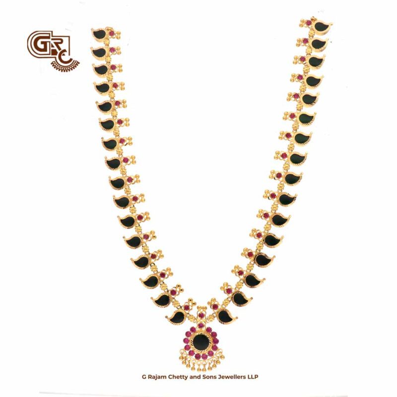Green Gliter Stone Manga Floral Traditional Haram