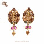 Antique Lakshmi Drops Earring Antique Lakshmi Drops Earring