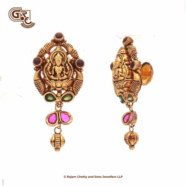 Antique Lakshmi Drops Earring