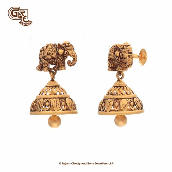 Antique Elephant Jimikki Earring