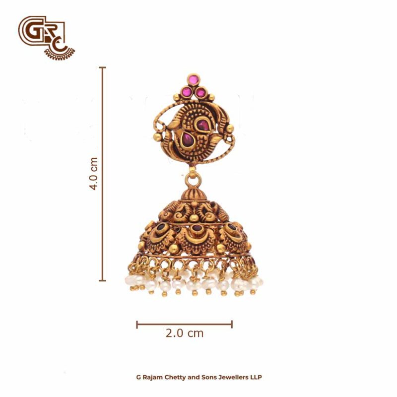 Antique Floral Jimikki Earring