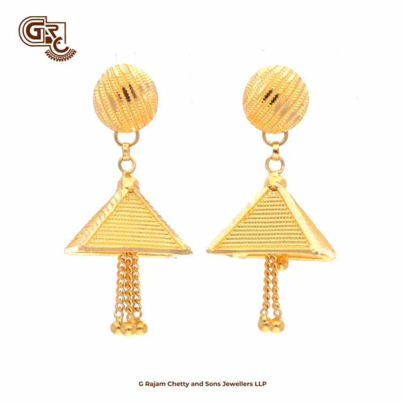 Fancy Triangle Earring