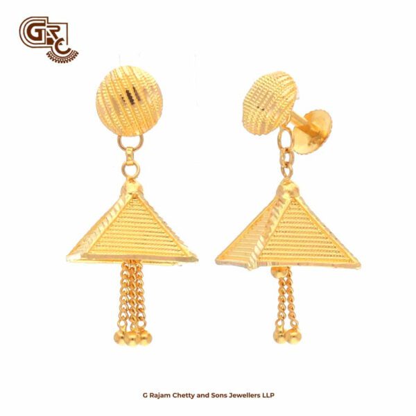 Fancy Triangle Earring