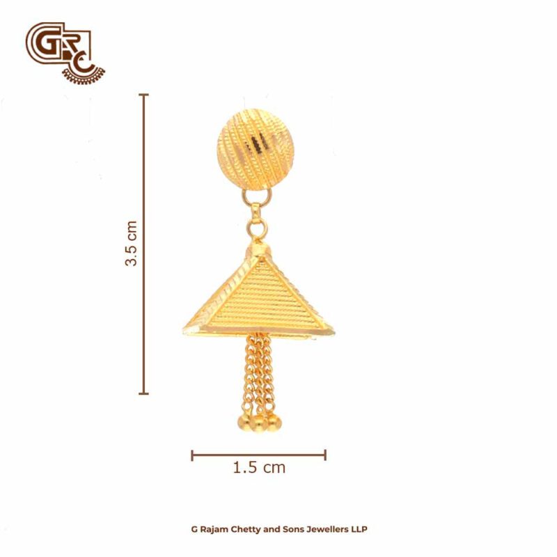 Fancy Triangle Earring