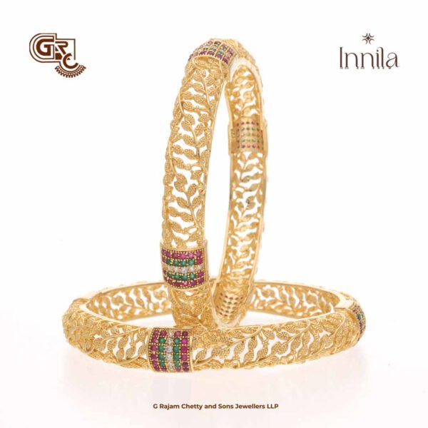 Leaf Floral Innila Bangle Leaf Floral Innila Bangle