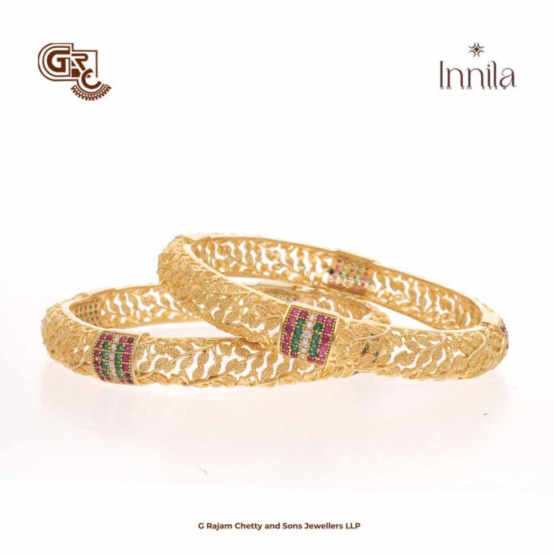 Leaf Floral Innila Bangle