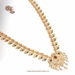 Glitering Stone Pearl Beads Traditional Haram With Earring