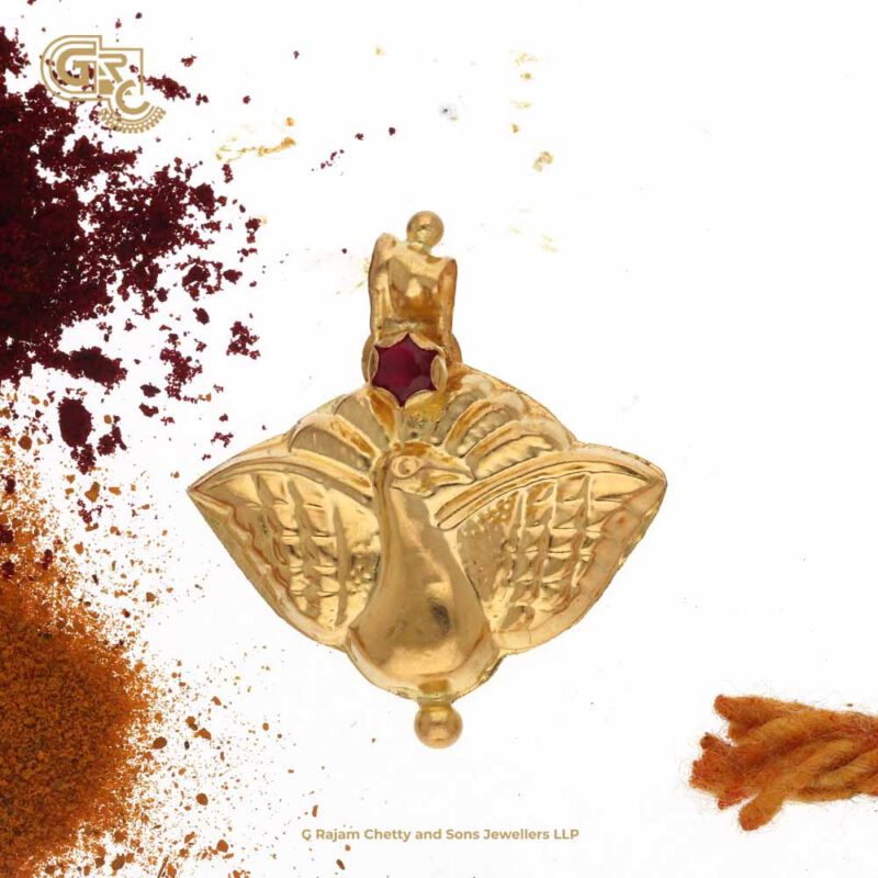 Peacock Stone Mangalyam Uruvugal