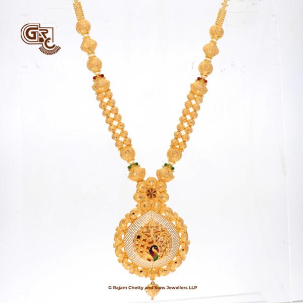 Peacock Casting Pendant Fancy Floral Haram Peacock Casting Pendant Fancy Floral Haram