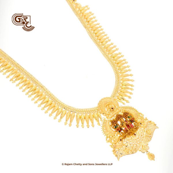 Meena Work Lakshmi Fancy Strips Haram