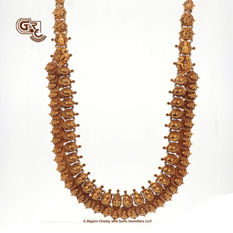 Antique Kasu Mala Traditional Haram