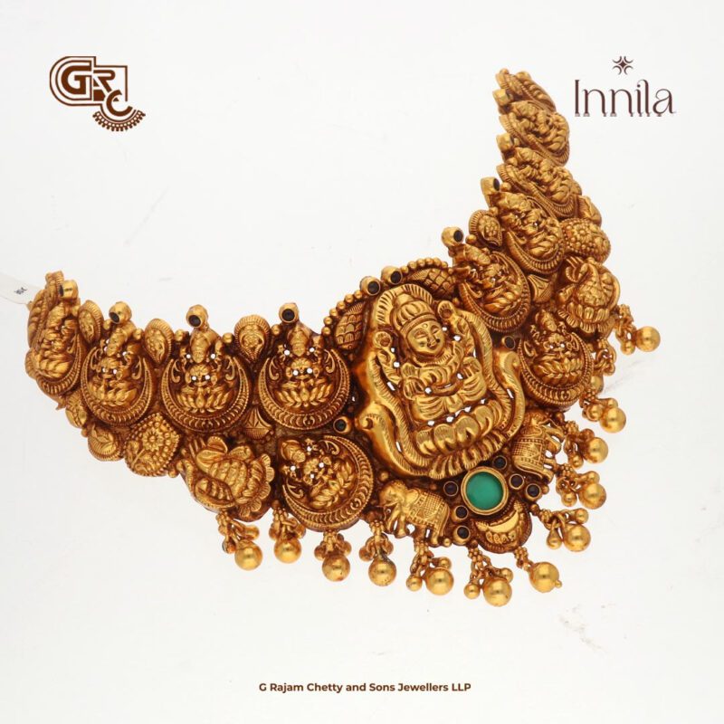 Antique Lakshmi Gold Plated Gold Plated Chocker