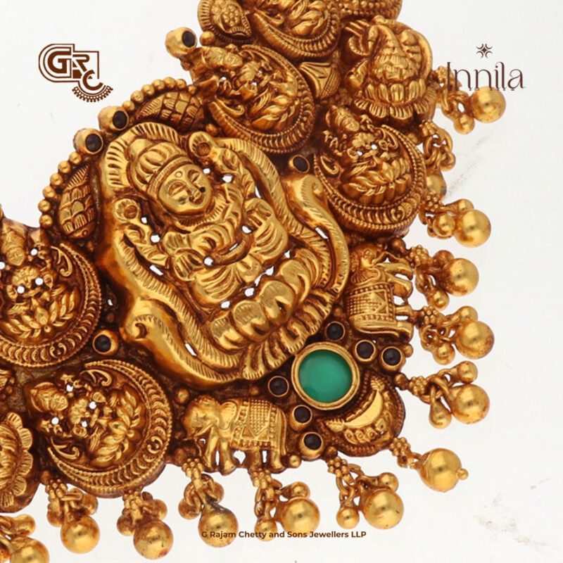 Antique Lakshmi Gold Plated Gold Plated Chocker