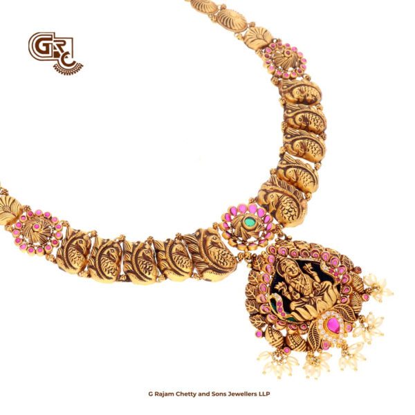 Antique Lakshmi Floral Traditional Haram