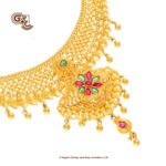 Fancy Gold Beads Drops Necklace Fancy Gold Beads Drops Necklace