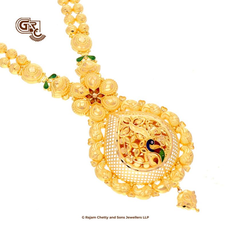 Peacock Casting Pendant Fancy Necklace
