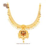 Meena Work Lakshmi Fancy Strips Necklace Meena Work Lakshmi Fancy Strips Necklace