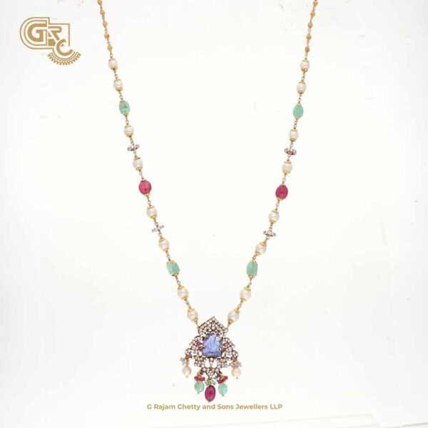 Fancy Beats Antique Pendant Haram