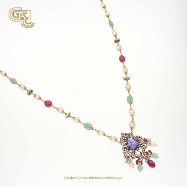 Fancy Beats Antique Pendant Haram