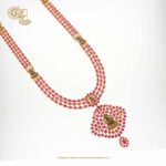 Ruby Stone Antique Lakshmi Haram