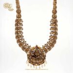 Antique Lakshmi Floral Gold Beads Traditional Haram