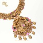 Antique Floral Gold Beads Traditional Haram