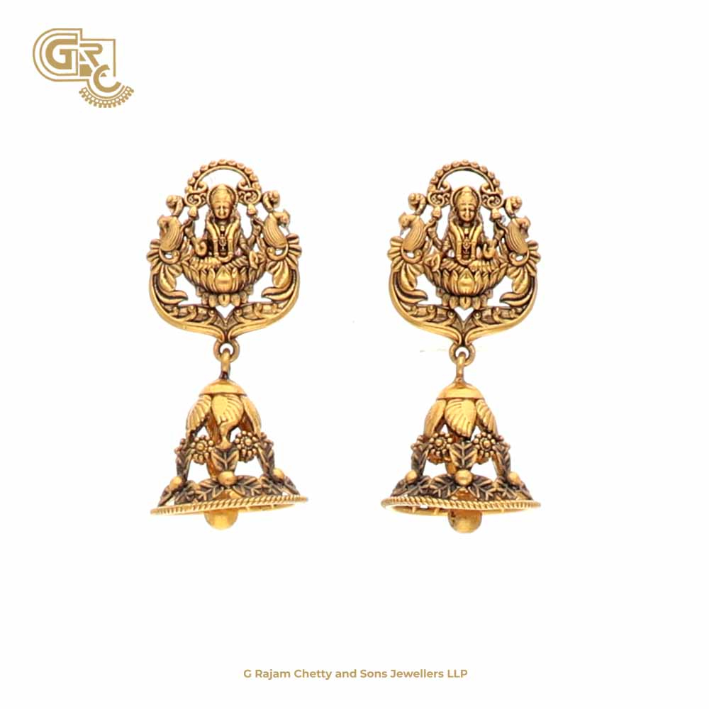 Antique Lakshmi Jimikki Earring Antique Lakshmi Jimikki Earring