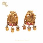 Antique Peacock Earring