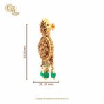 Antique Green Beads Earring