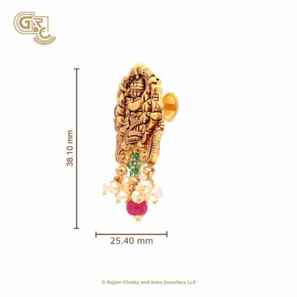 Antique Pink Beads Earring