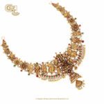 Antique Lakshmi Floral Necklace