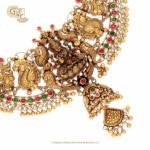 Antique Lakshmi Floral Necklace
