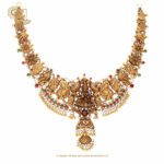 Antique Lakshmi Floral Necklace