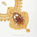 Leaf Floral Lakshmi Floral Gold Plated Haram